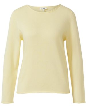 S.oliver Strickpullover - Weiß