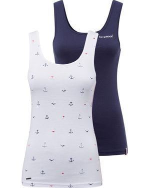 Kangaroos Ripptanktop - Blau