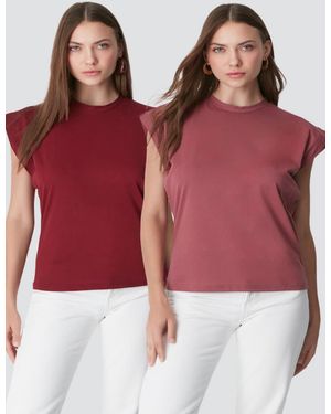 C&City T-Shirt - Rot