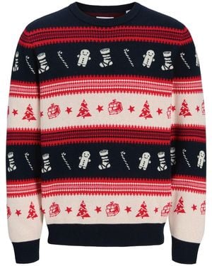 Jack & Jones Pullover Jjxmas Noel - Rot
