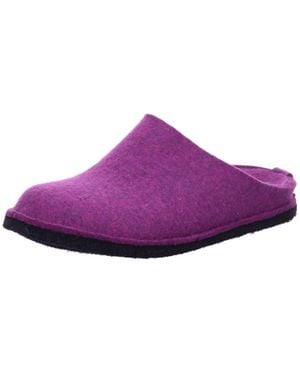 Haflinger Hausschuh Hausschuh Damen 311010 101 Filz - Lila