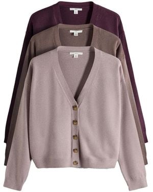 The Set Strickjacke - Lila
