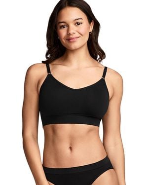 Jockey Sport-Bh Seamfree Back Smoothing V-Neck Bralette - Schwarz