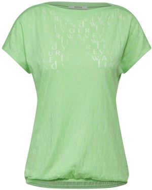 Cecil T-Shirt - Grün
