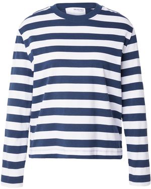 SELECTED Shirt 'Essential' - Blau