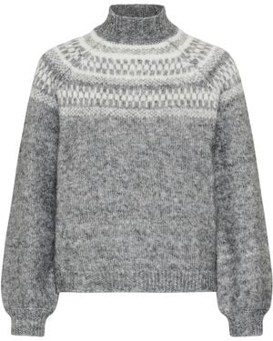 Kaffe Pullover Kagerda - Grau