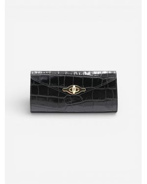CHEVAL FIRENZE Portemonnaie Marlon Croc - Schwarz
