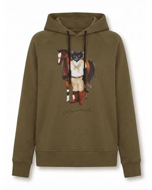 Cat e Lolette Sweatshirt Rider Cat - Grün