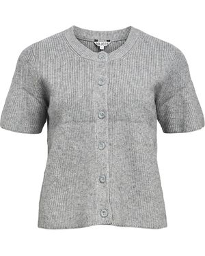 Object Strickjacke - Grau