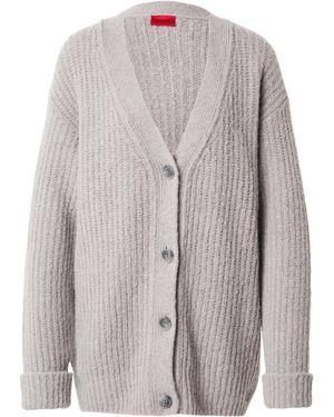 HUGO Strickjacke Shent - Grau