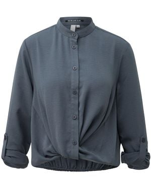 QS Bluse - Blau