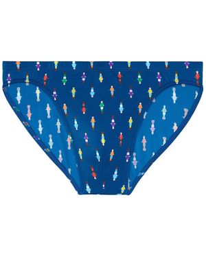 Hom Badehose Swim Micro Briefs Calcio - Blau