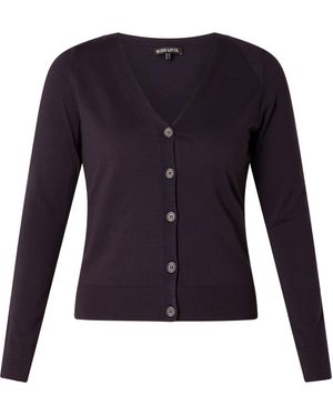 Base Level Curvy Strickjacke - Blau