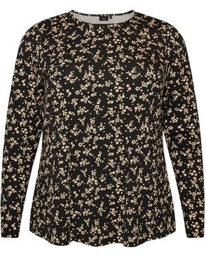 Zizzi Bluse - Schwarz