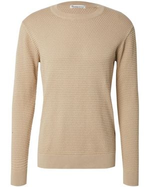 Knowledge Cotton Pullover Vagn - Natur