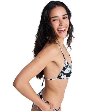 Roxy Bikinitop Essentials Tiki Tri - Schwarz