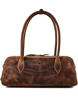Greenburry Schultertasche - Braun