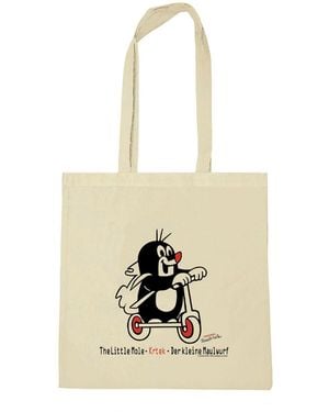 Logoshirt Baumwolltasche Der Kleine Maulwurf - Weiß