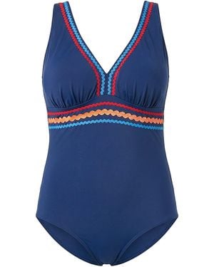 Ulla Popken Badeanzug - Blau