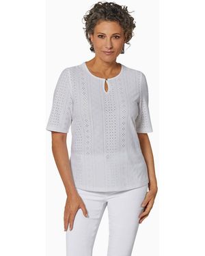 Goldner Shirt - Weiß