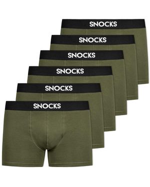 Snocks Boxershorts - Grün