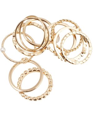 /about You Ring-Set Marlena - Mettallic