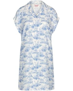 Triumph Nachthemd Label Boyfriend Fit - Blau