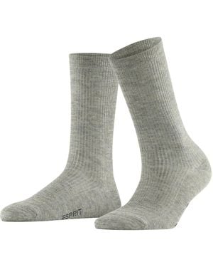 Esprit Socken Reflection Rib - Grau