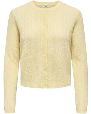 Jdy Strickjacke April - Gelb