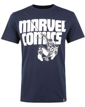 Re:Covered T-Shirt Marvel Comics Spidey - Blau