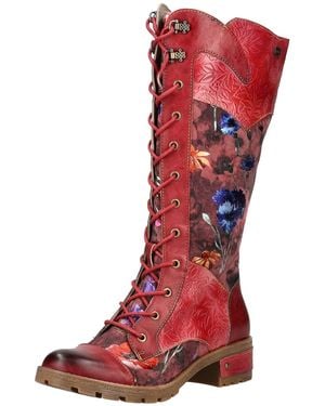 Laura Vita Schnürstiefel - Rot
