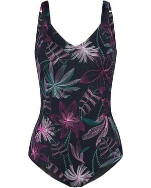 Triumph Badeanzug Label Summer Tropics - Blau