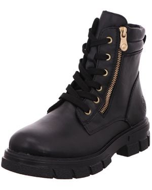 Rieker Boots Stiefel Damen Z9103-00 Leder-Mix - Schwarz