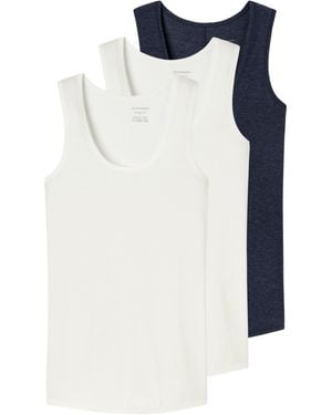 Schiesser Unterhemd Personal Fit - Blau
