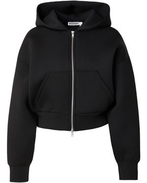 Weekday Sweatjacke - Schwarz