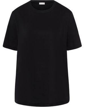 Hanro T-Shirt Natural Shirt - Schwarz