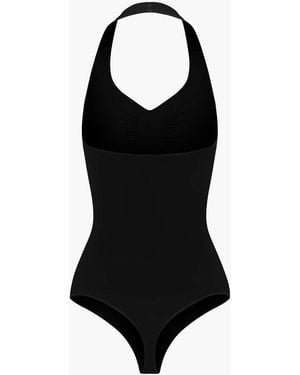 cfab (formerly creamy fabrics) Shapingbody Neckholder Shapewear Mit String - Schwarz