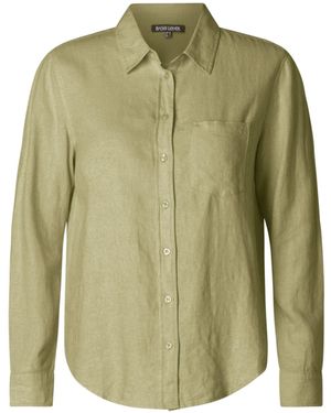 Base Level Curvy Bluse - Grün
