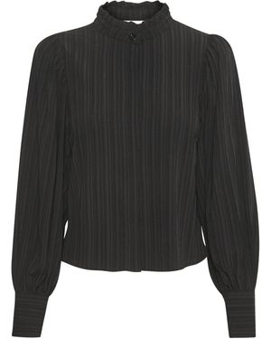 Karen By Simonsen Bluse 'Frosty' - Schwarz