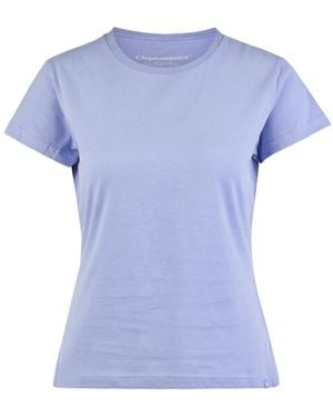 CLEPTOMANICX T-Shirt 'Slim Tee Ligull Slim' - Blau