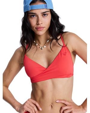 Roxy Bikinitop Solid Essentials - Rot