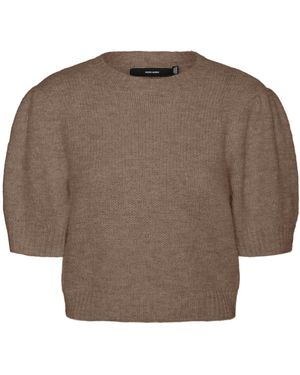 Vero Moda Pullover Vmnovah - Braun