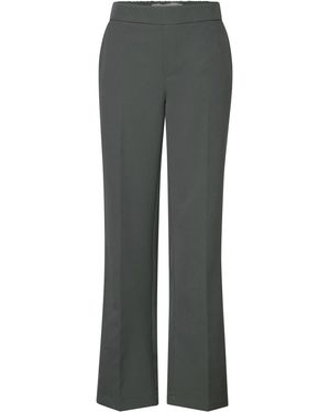Street One Straight Leg Twill Hose - Grau