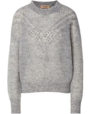 Mos Mosh Pullover Sigva - Grau