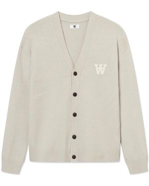 Double A Strickjacke Tay - Weiß