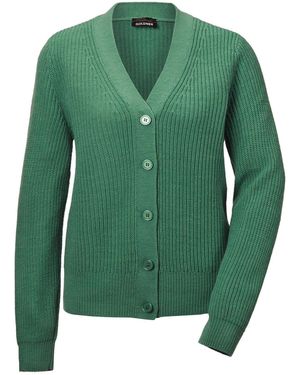 Goldner Strickjacke - Grün