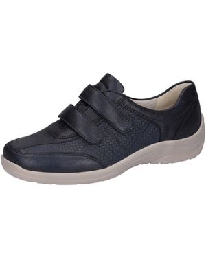 Waldläufer Slipper Hesna - Blau