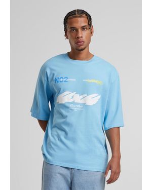 MT Upscale T-Shirt Motorsport - Blau