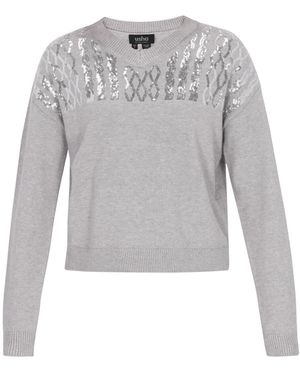 usha BLACK LABEL Pullover - Grau