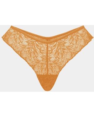 erlich textil String Iconic Lace - Weiß